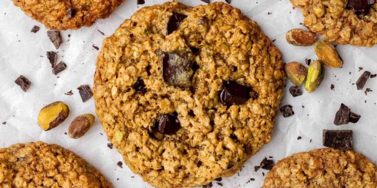 Chocolate Pistachio Cookies (With Chocolate Chunks)