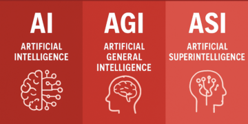 The Distinction Between AI, AGI and ASI