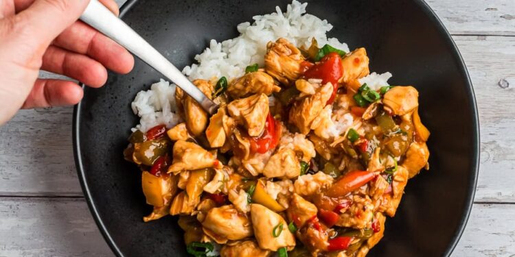 Simple Candy Chili Hen Bowls (Prepared in 20 Minutes)