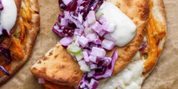 Sheet Pan Buffalo Rooster Tacos