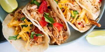 Straightforward Crockpot Rooster Tacos Recipe