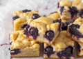 Lemon Blueberry Almond Flour Bars [high-protein + grain-free] • Wholesome Helper
