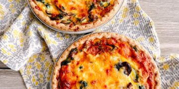 Mushroom and Kale Quiche (Double Batch For Now + Later!) • Kath Eats