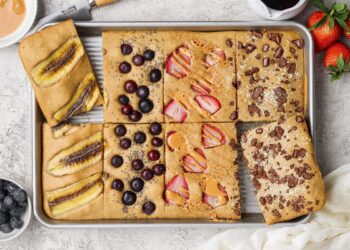 Sheet Pan Protein Pancakes – Match Foodie Finds