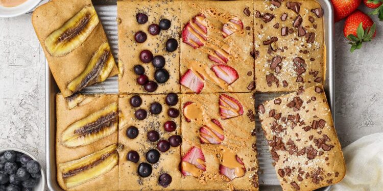 Sheet Pan Protein Pancakes – Match Foodie Finds