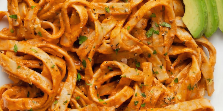 Uncooked Vegan Creamy Tomato Avocado Sauce