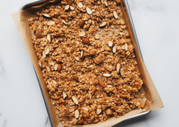 No Sugar Added Vanilla Almond Granola • Wholesome Helper