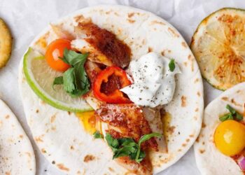 Baked Chile Lime Fish Tacos Recipe