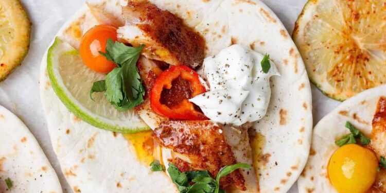 Baked Chile Lime Fish Tacos Recipe