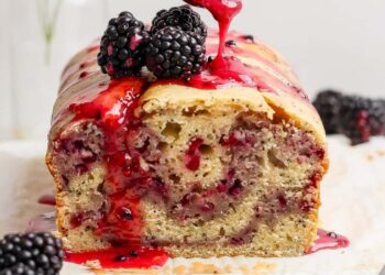 Blackberry Lemon Poppy Seed Loaf