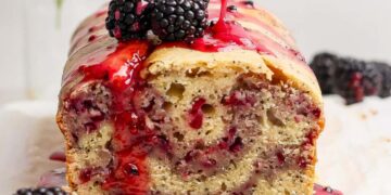 Blackberry Lemon Poppy Seed Loaf