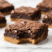 Peanut Butter Blondie Brownies [vegan + gluten-free] • Wholesome Helper