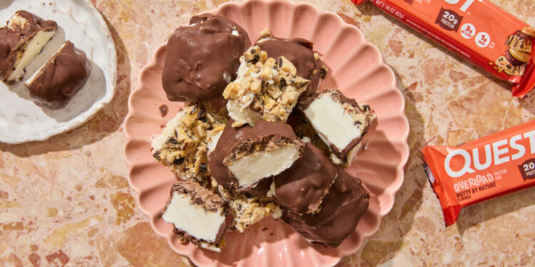 Quest Overload Nutty by Nature Ice Cream Bites Recipe