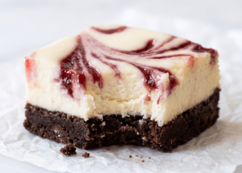 Vegan Chocolate Cherry Cheesecake Bars