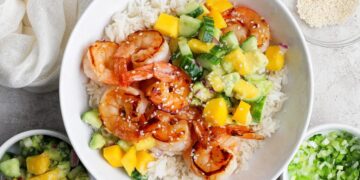 Sizzling Honey Shrimp Bowls (Straightforward Dinner Thought!)