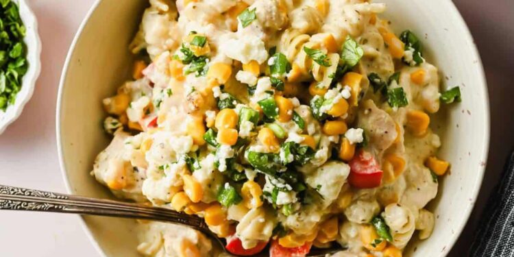 Baked Avenue Corn Pasta (One Pan Meal!)