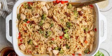 Simple Baked Ramen Noodles