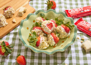Crispy Fruity Cereal White Chocolate Dipped Strawberries Recipe
