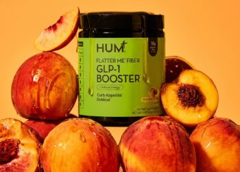 Meet Flatter Me Fiber GLP-1 Booster in Peach Iced Tea Taste