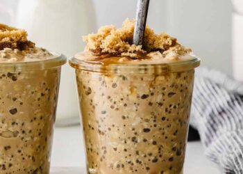 Brown Sugar Shaken Espresso In a single day Oats (Simple Meal Prep!)