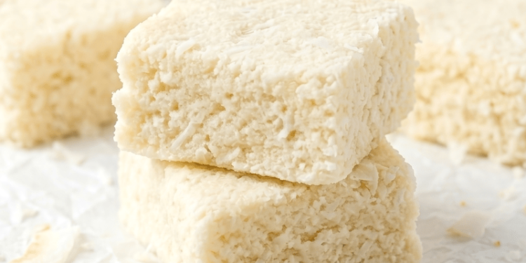 Fluffy Cinnamon Coconut Flour Cake Bars