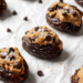 Vegan Chocolate Chip Cookie Dough Stuffed Dates