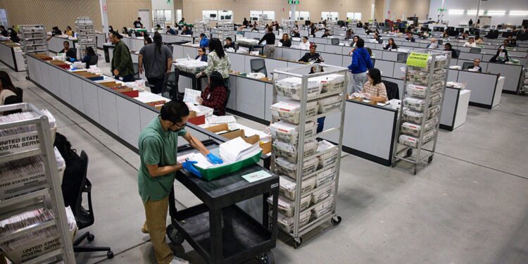How Does California Depend votes?