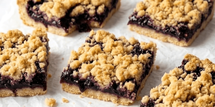Wholesome Blueberry Crumble Bars [gluten-free + no added sugar] • Wholesome Helper