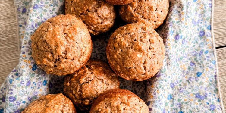 Wholesome Oatmeal Protein Muffins (No Added Sugar, Child-Pleasant!) • Kath Eats