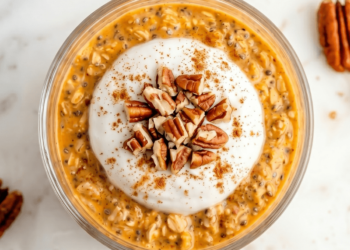 Pumpkin Spice Latte In a single day Oatmeal [vegan + gluten-free] • Wholesome Helper