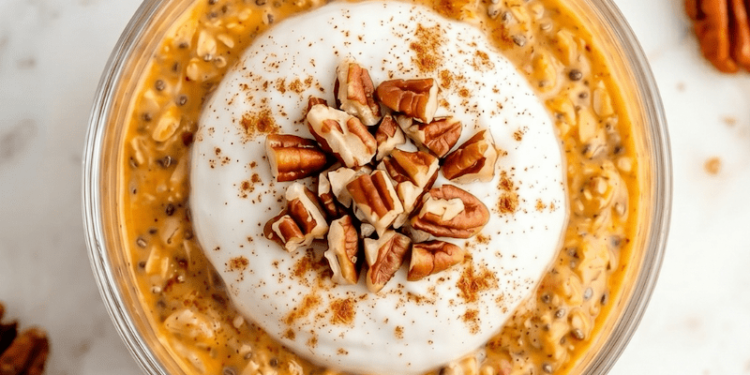 Pumpkin Spice Latte In a single day Oatmeal [vegan + gluten-free] • Wholesome Helper