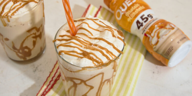 Quest Salted Caramel Milkshake Blended Espresso Recipe