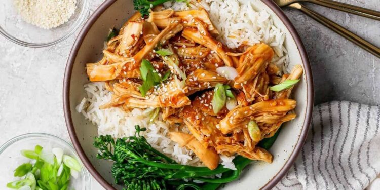 Honey Garlic Hen (Crock Pot)