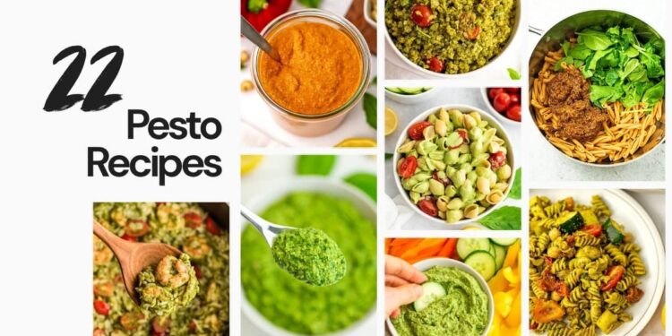 22 Simple Dairy Free Pesto Recipes (Sauces, Pasta & Dinner Concepts)