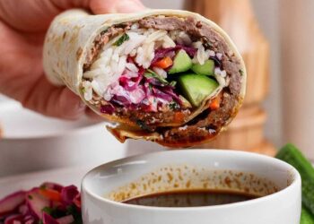 Korean Beef Smash Burritos (Crispy & Loaded!)