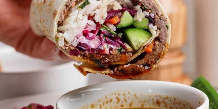 Korean Beef Smash Burritos (Crispy & Loaded!)