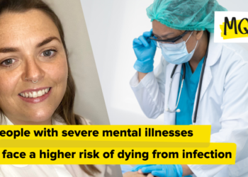 Individuals with extreme psychological sickness face a better threat of dying from infections