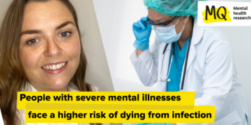 Individuals with extreme psychological sickness face a better threat of dying from infections