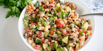 Mediterannean Bean Salad