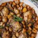 Apple Cider Rooster Thighs (One-Skillet Dinner)