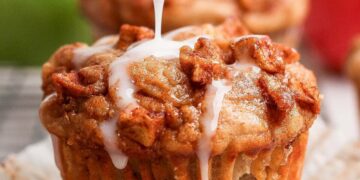 Wholesome Apple Muffins with Cottage Cheese (Excessive Protein!)