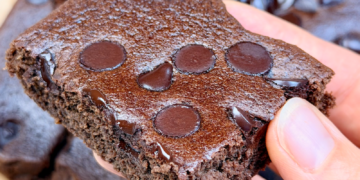 Grain-Free Chocolate Chip Plantain Protein Cake