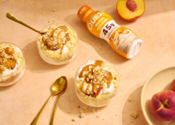 Quest Salted Caramel Peach Cobbler Recipe