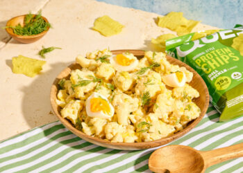 Quest Cauliflower Dill Pickle “Potato” Salad