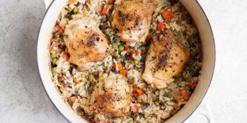 One Pot Hen and Rice (Dutch Oven Recipe)