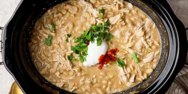 Crockpot White Hen Chili (Dump-and-Go Prep)
