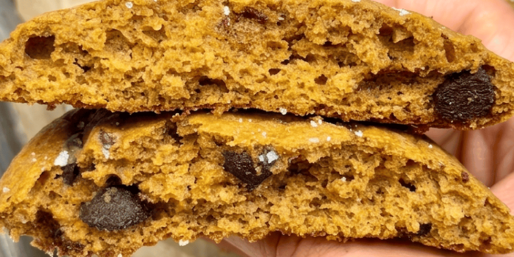 Keto-Pleasant Bakery-Type Pumpkin Chocolate Chip Cookies [high-fiber + high-protein] • Wholesome Helper