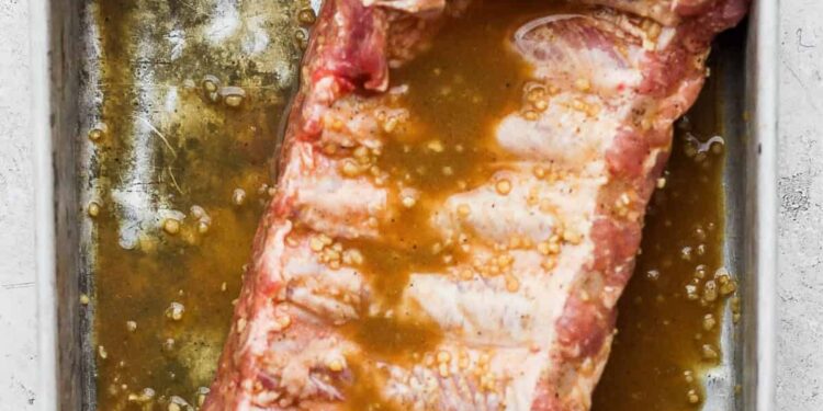 Rib Marinade Recipe (Maple Dijon)