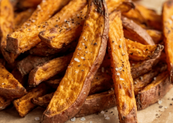 The Final Information to Good Air-Fried Candy Potato Fries • Wholesome Helper