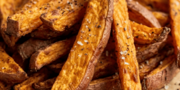 The Final Information to Good Air-Fried Candy Potato Fries • Wholesome Helper